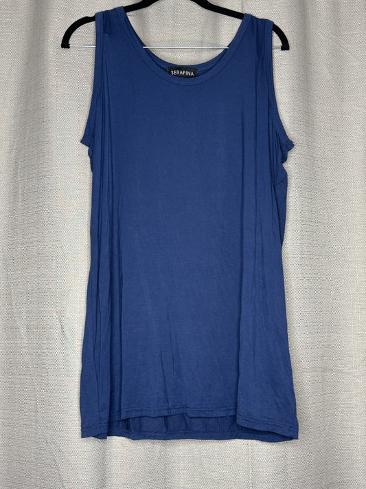 Serafina Navy Soft Tank Top 