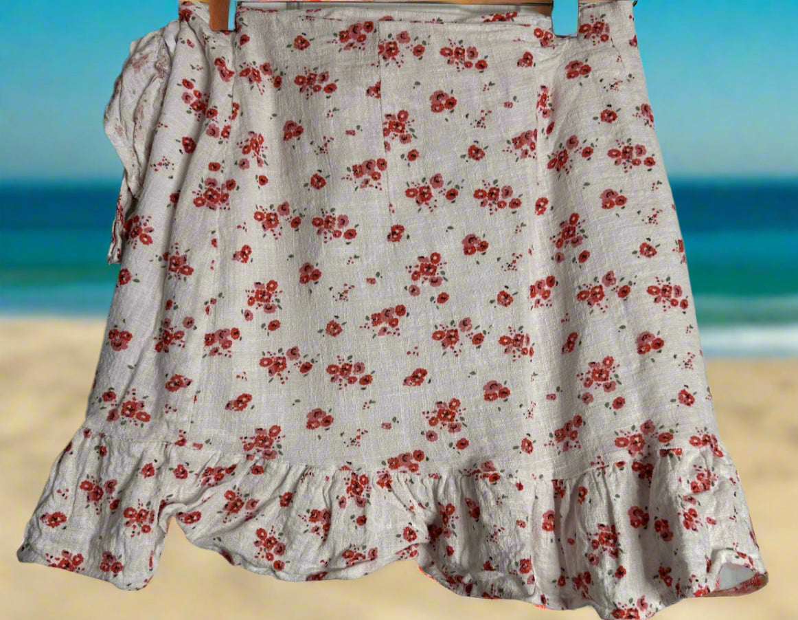 'SUPRE' Floral Wrap Skirt
