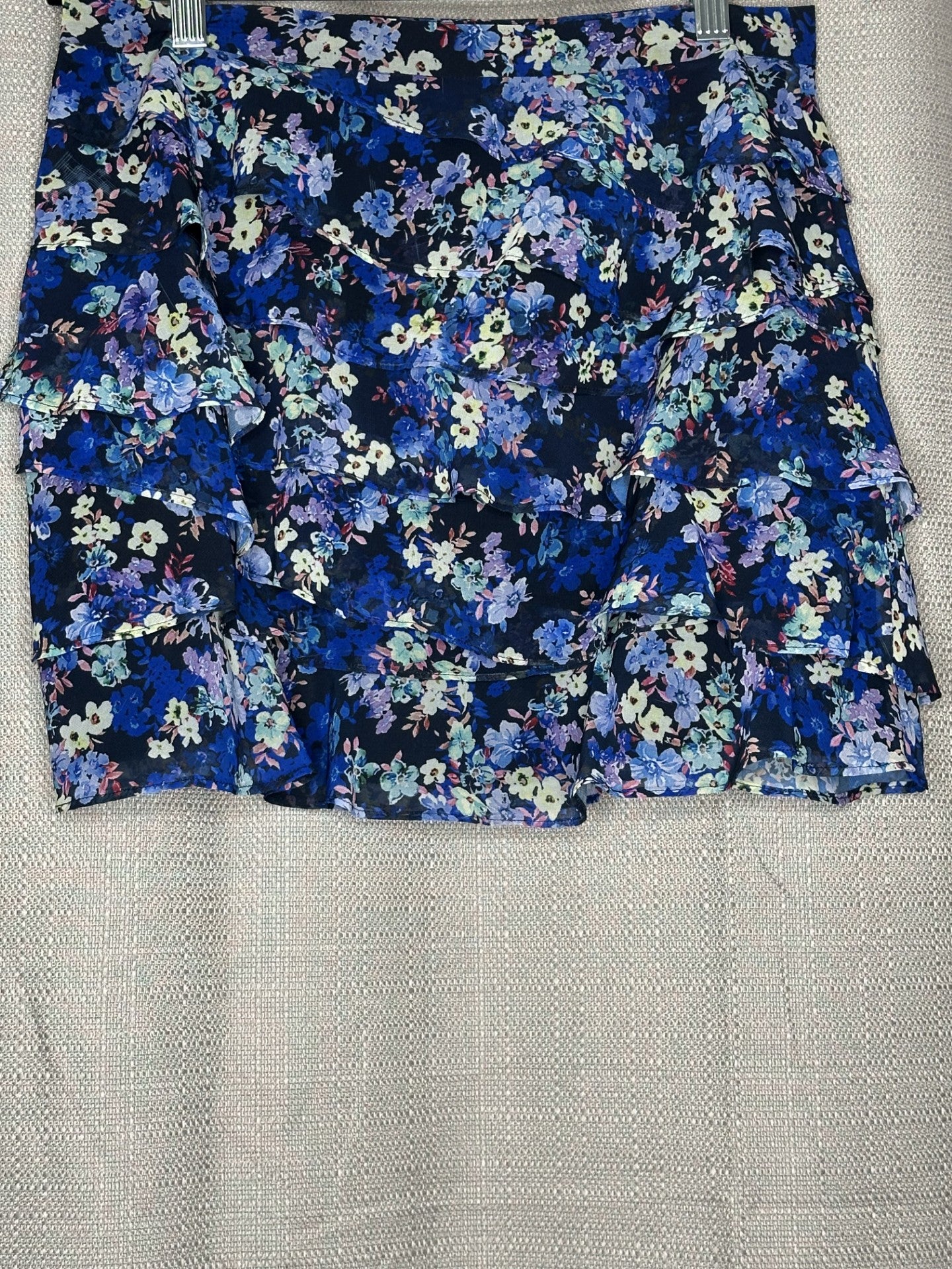 *NEW 'Forever New' Blue Layered Frill Skirt