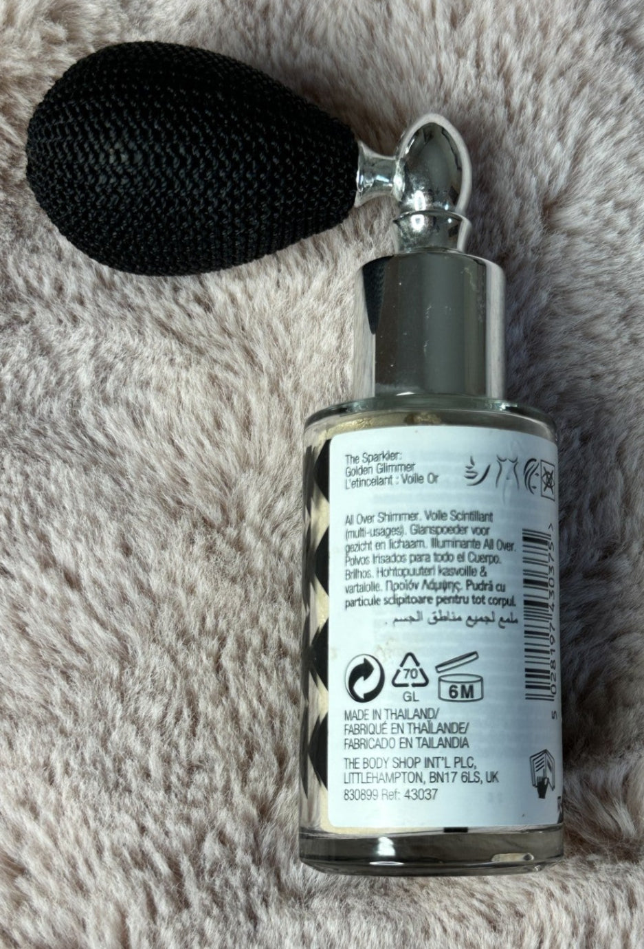 *NEW 'The Body Shop' Champagne Glitter Spray
