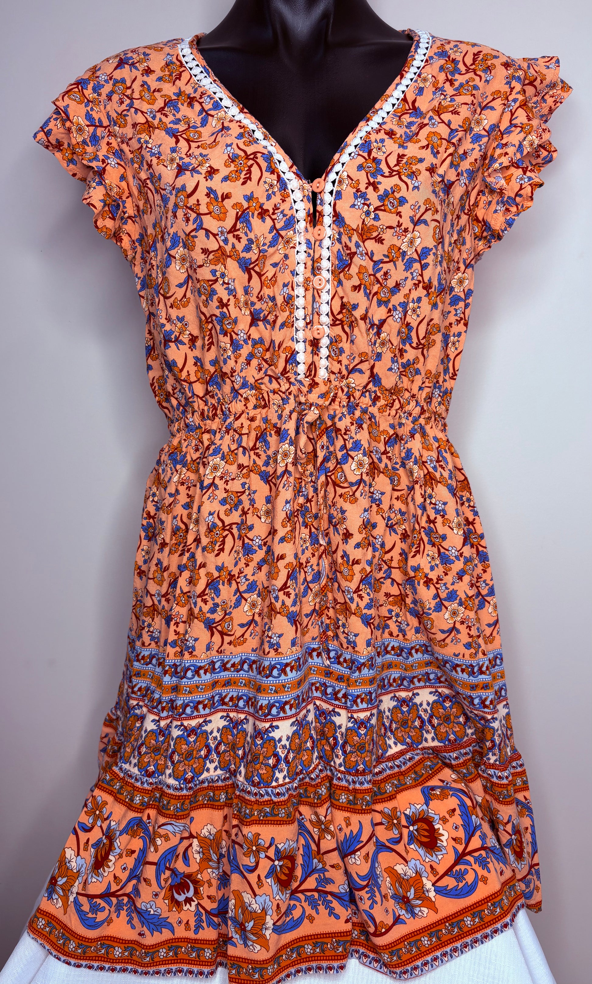 'St Frock' Floral Skater Dress