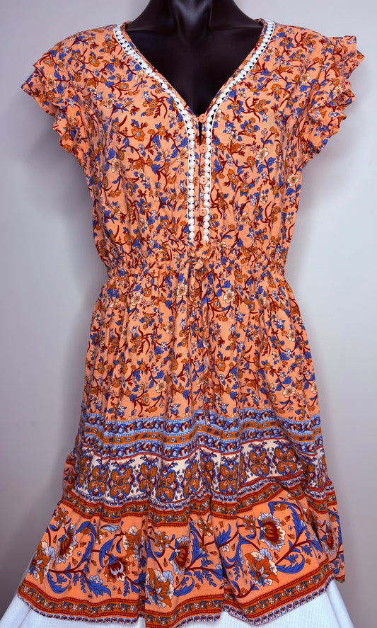'St Frock' Floral Skater Dress