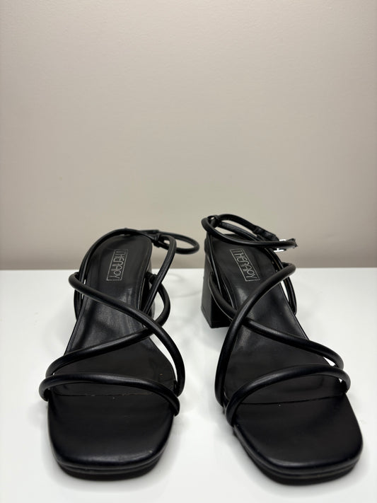 'Therapy' Harper Black Strap Heels