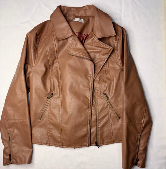 You + All Brick Leather Jacket