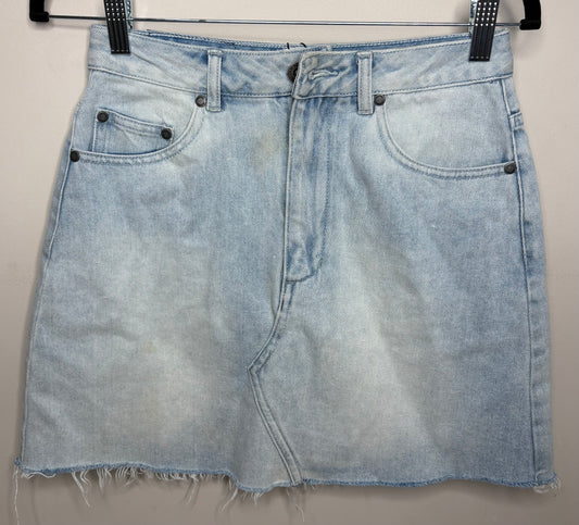 Zanerobe' Light Wash Denim Skirt